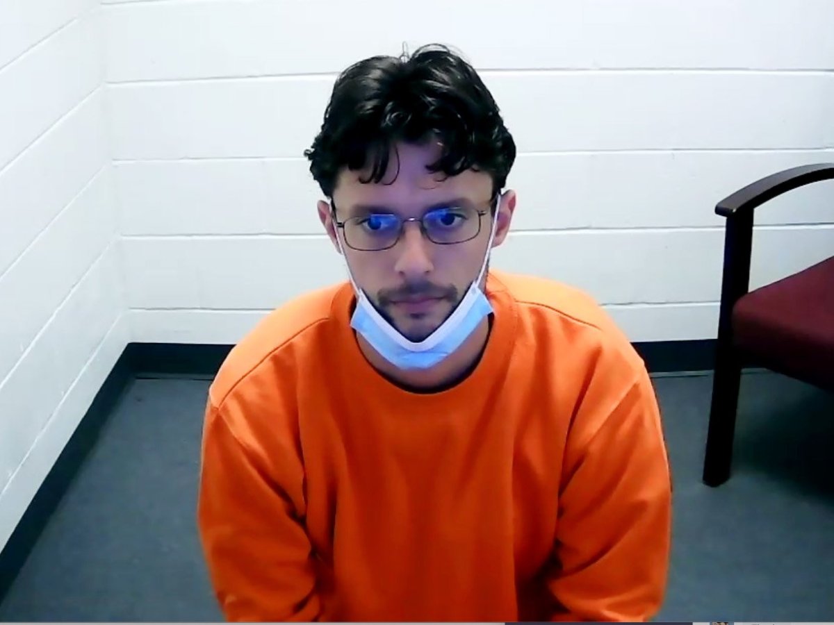 Benjamin Conroy in a Zoom court appearance Oct. 15